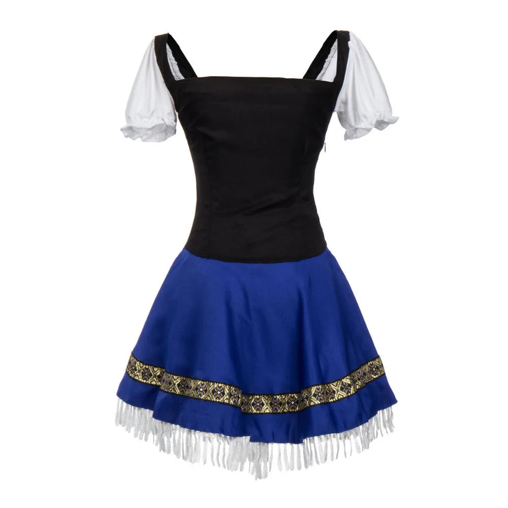 Camille | Costume de Robe Bleue Tendance Élégant