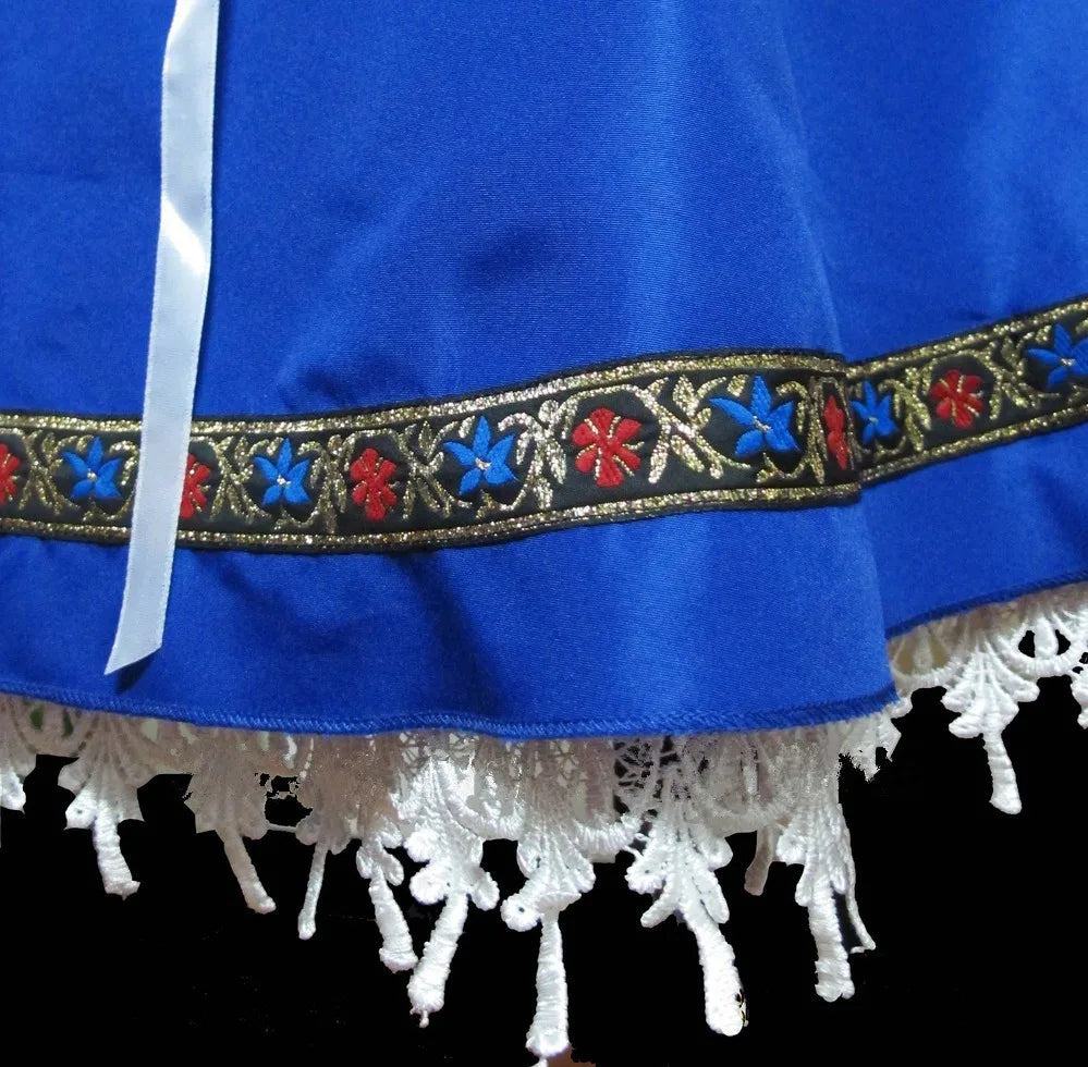 Camille | Costume de Robe Bleue Tendance Élégant