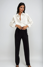 Élise | Chemise Carrée à Boutons Tendance Printanier