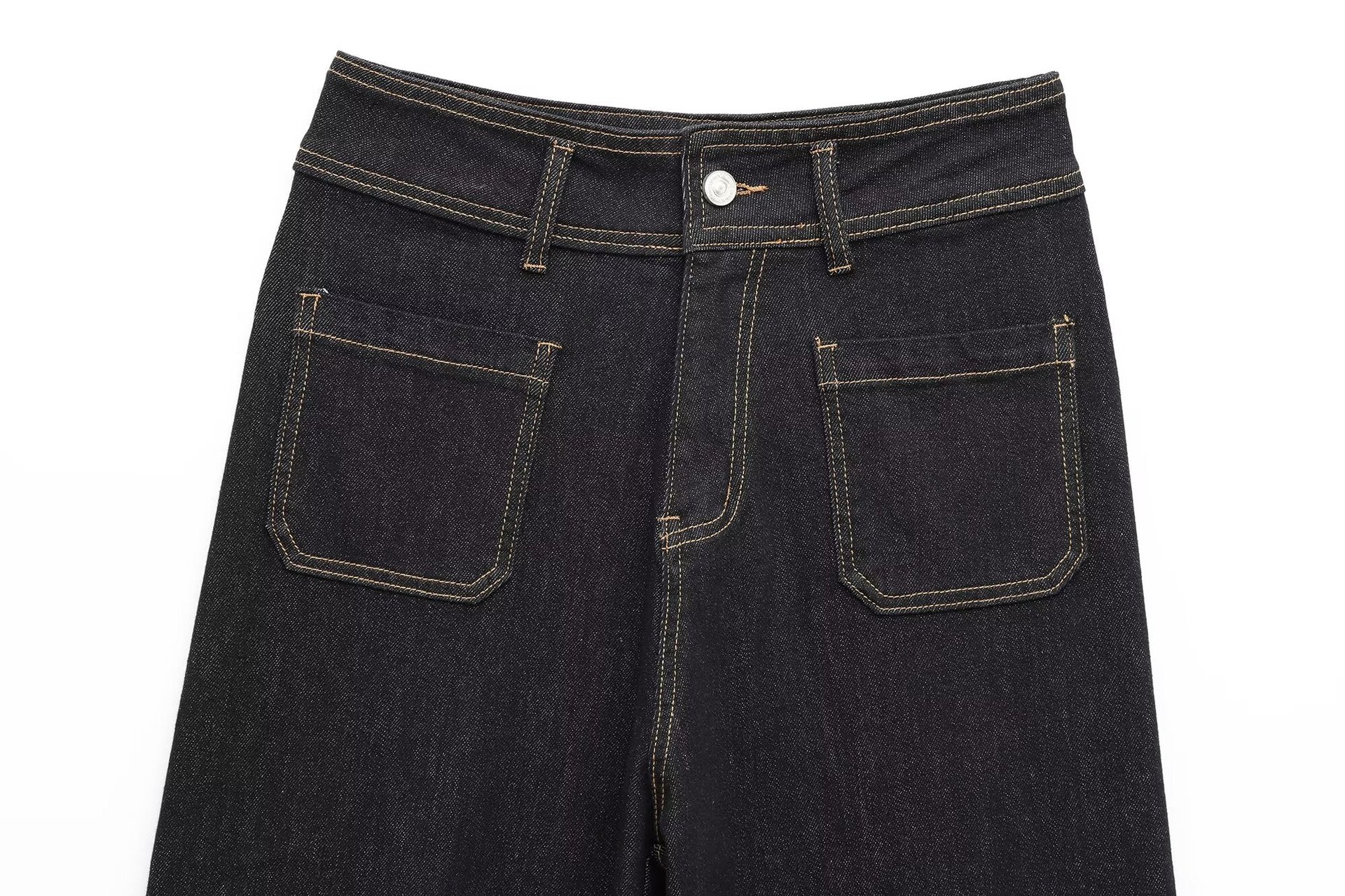 Jean Large Taille Haute