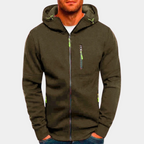 Maxime - Pull Zippé Capuche Sportswear Confort Homme
