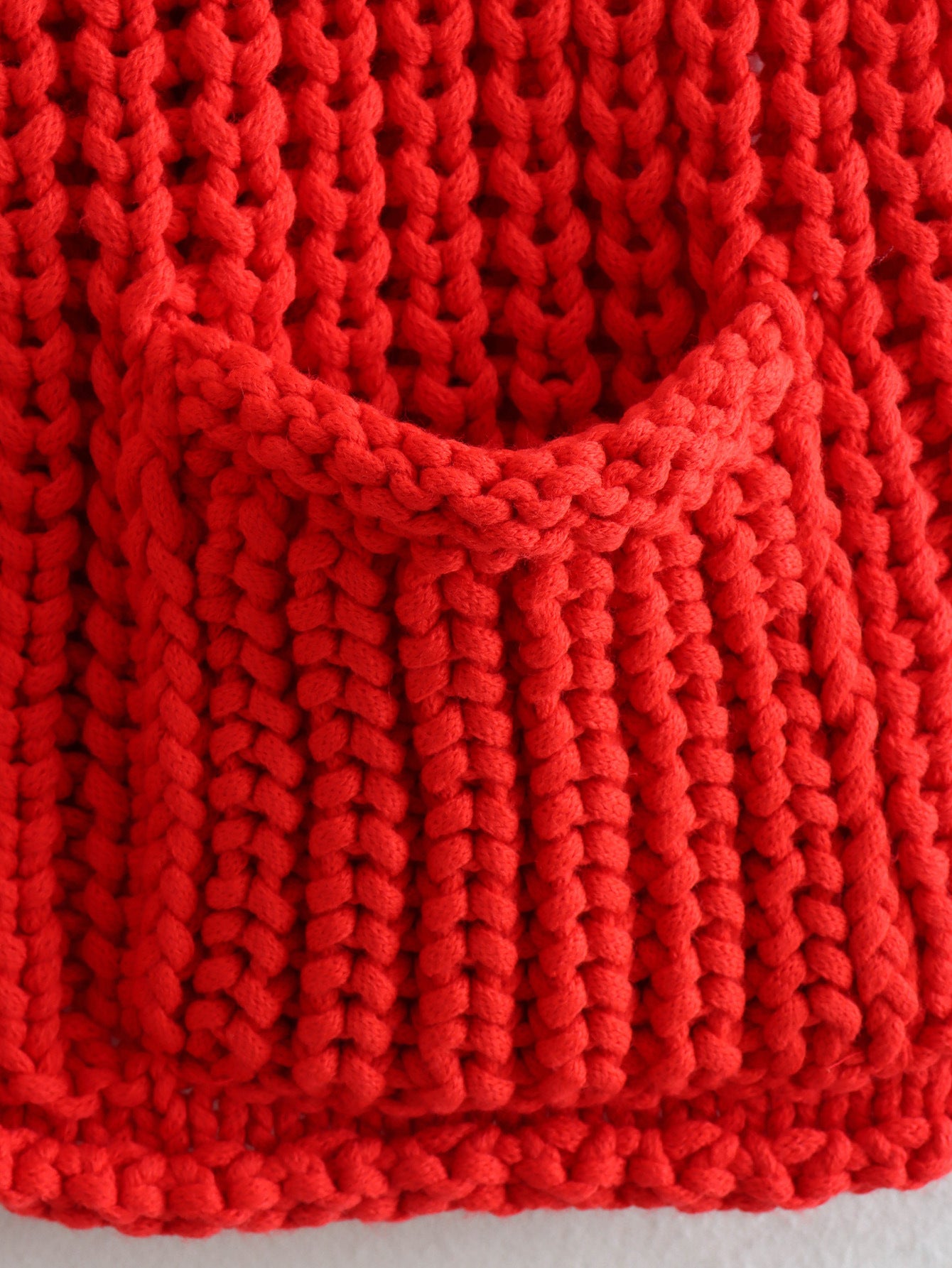 Gilet En Maille Épaisse Avec Boutons