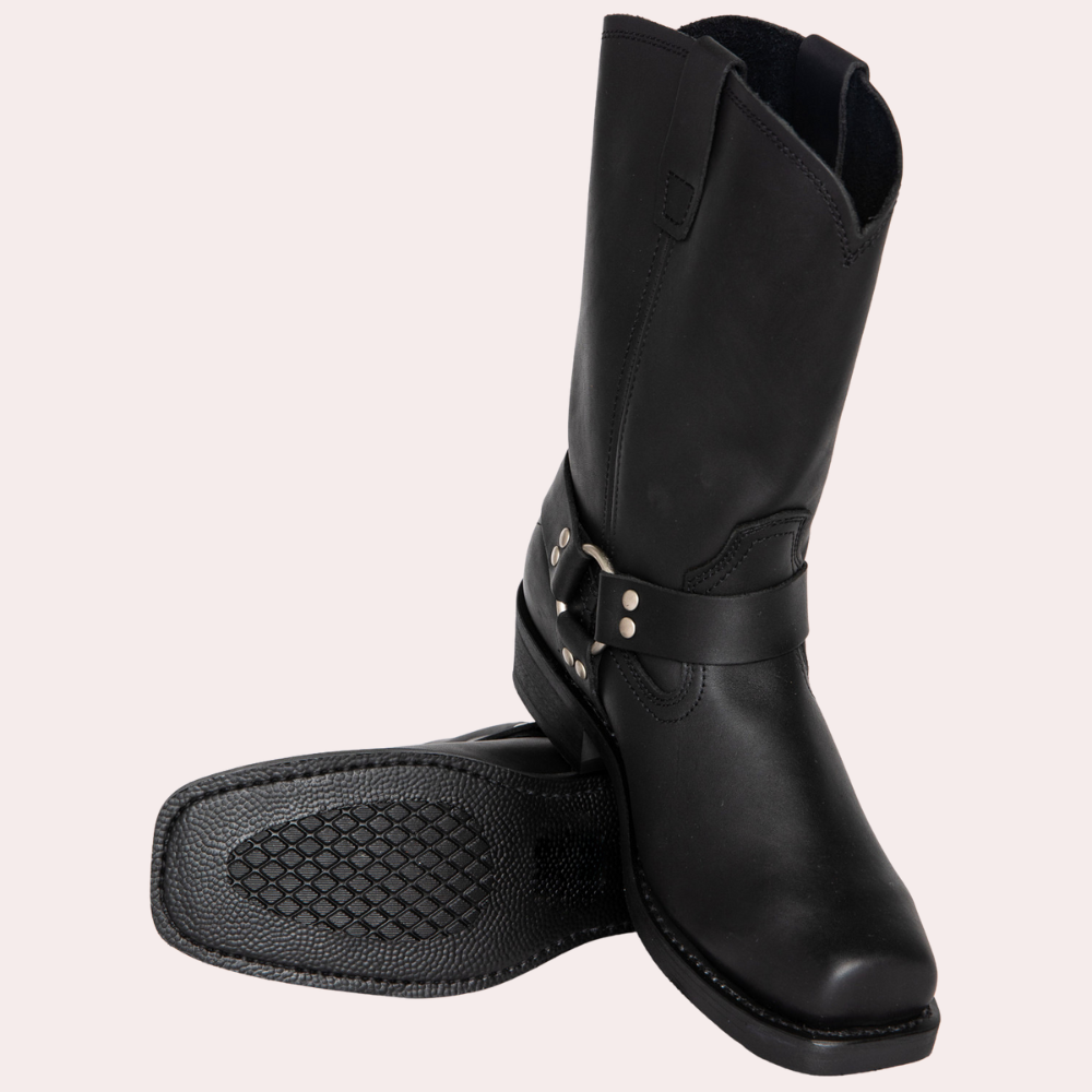 Bottes Western Homme – Cuir Vieilli & Style Authentique Inspiré Rodéo