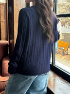 Pull Femme Col V Élastic