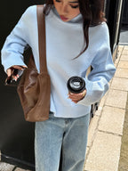 Pull Femme Col Montant