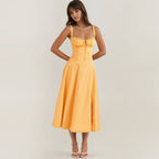 Catherine | Robe Midi de Fête Cute Tendance Élégant