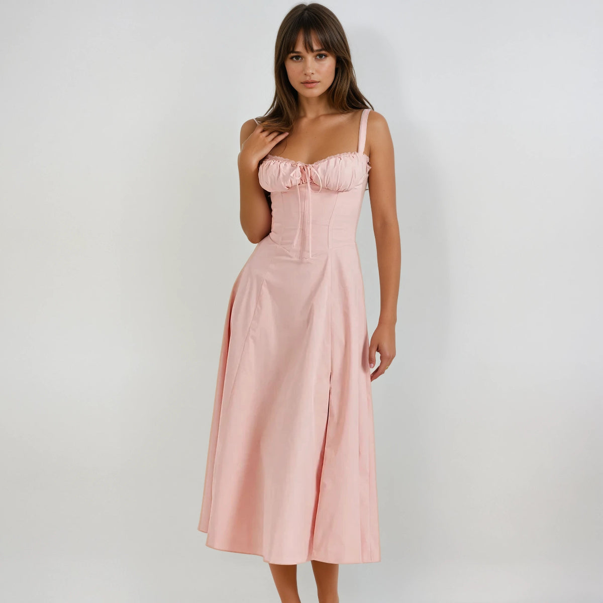 Catherine | Robe Midi de Fête Cute Tendance Élégant