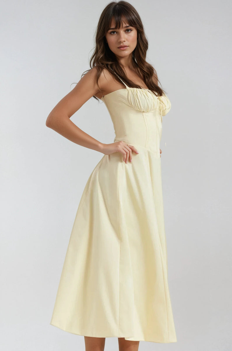 Catherine | Robe Midi de Fête Cute Tendance Élégant