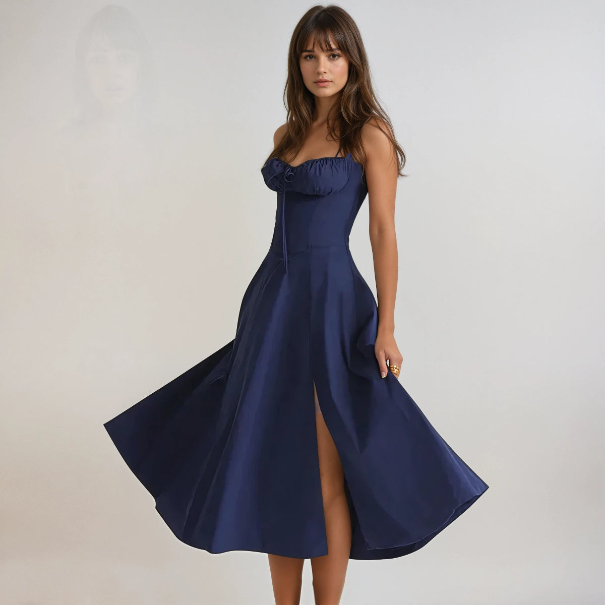 Catherine | Robe Midi de Fête Cute Tendance Élégant