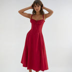 Catherine | Robe Midi de Fête Cute Tendance Élégant