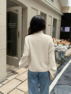 Pull Femme Col Montant