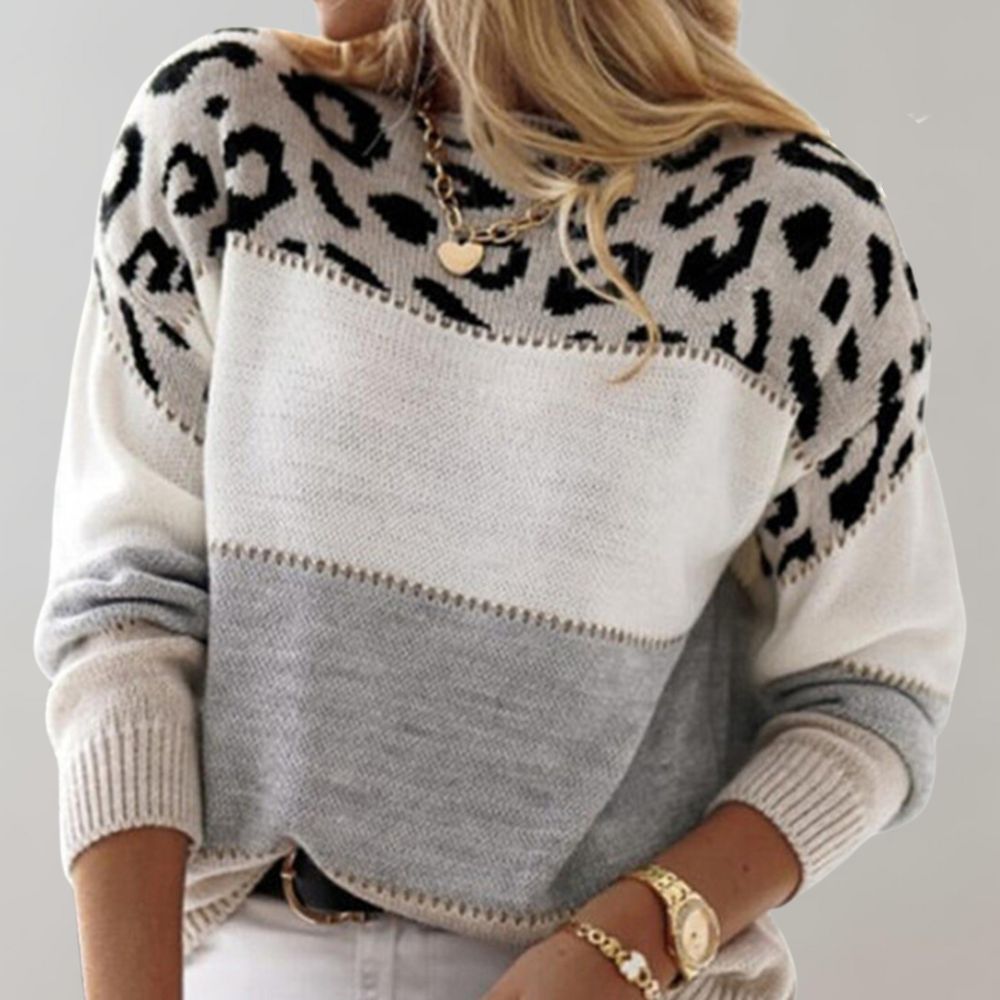 Claire™ | Pull Léopard Élégance