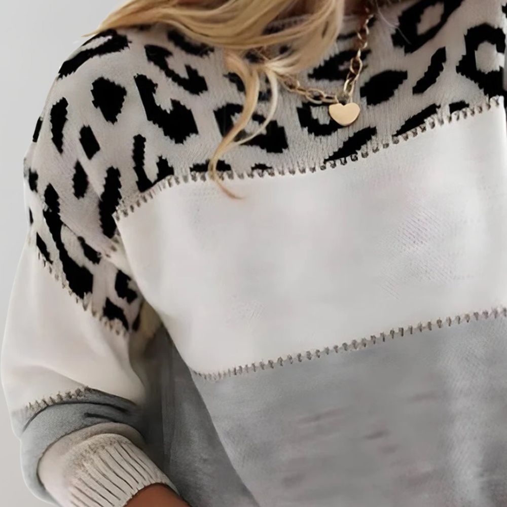 Claire™ | Pull Léopard Élégance