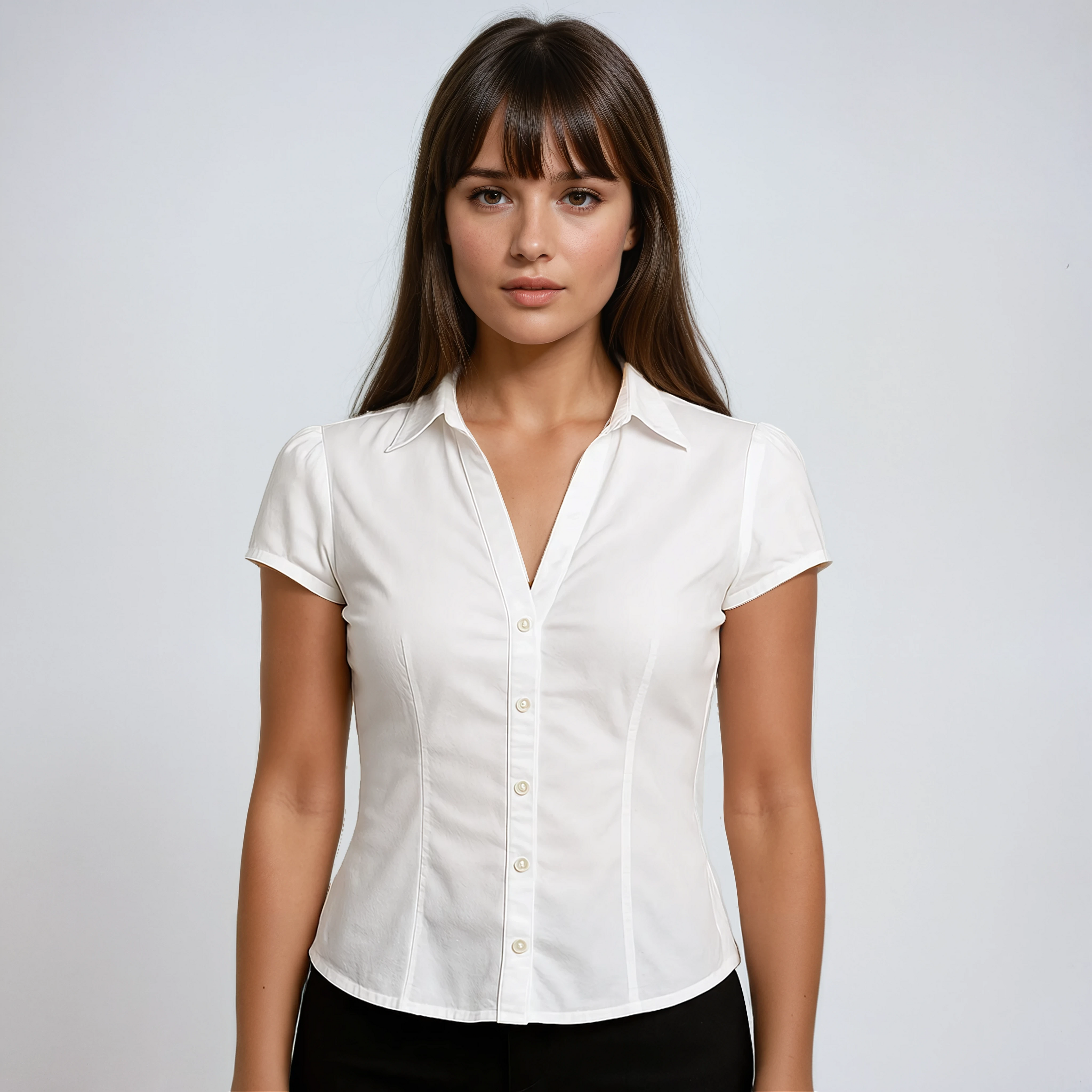 Claire | Chemise Popeline Slim-Fit Tendance Élégante