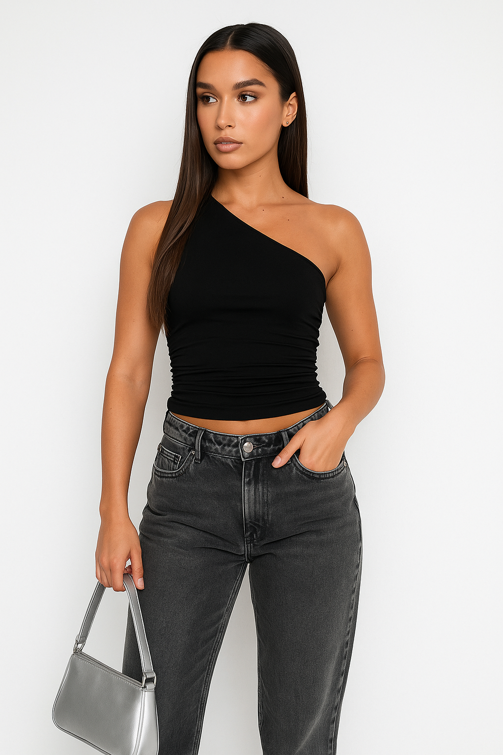 Camille | Débardeur Asymétrique Tendance Printanier Élégant