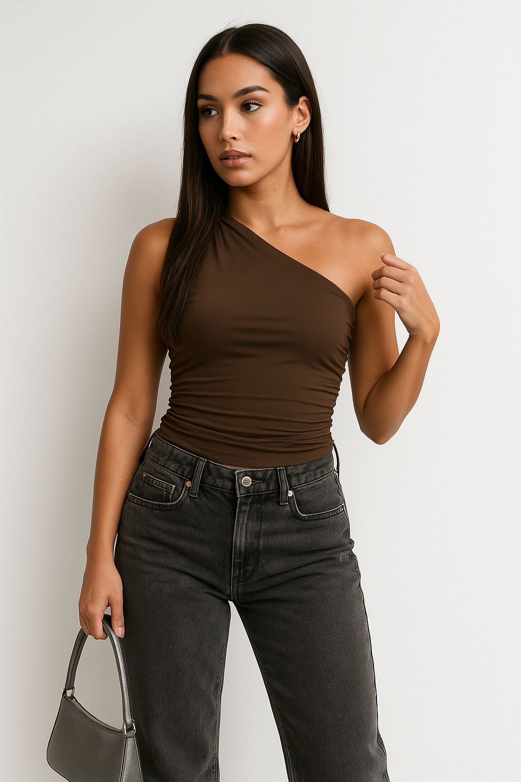 Camille | Débardeur Asymétrique Tendance Printanier Élégant