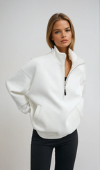 Élise | Haut à Capuche Oversize Tendance Effortless