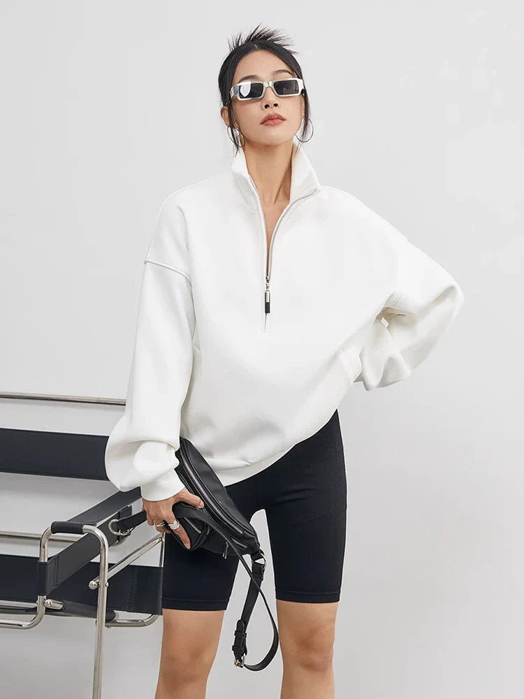 Élise | Haut à Capuche Oversize Tendance Effortless
