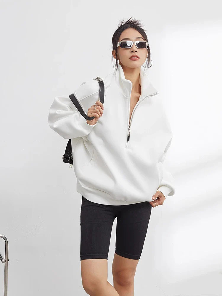Élise | Haut à Capuche Oversize Tendance Effortless