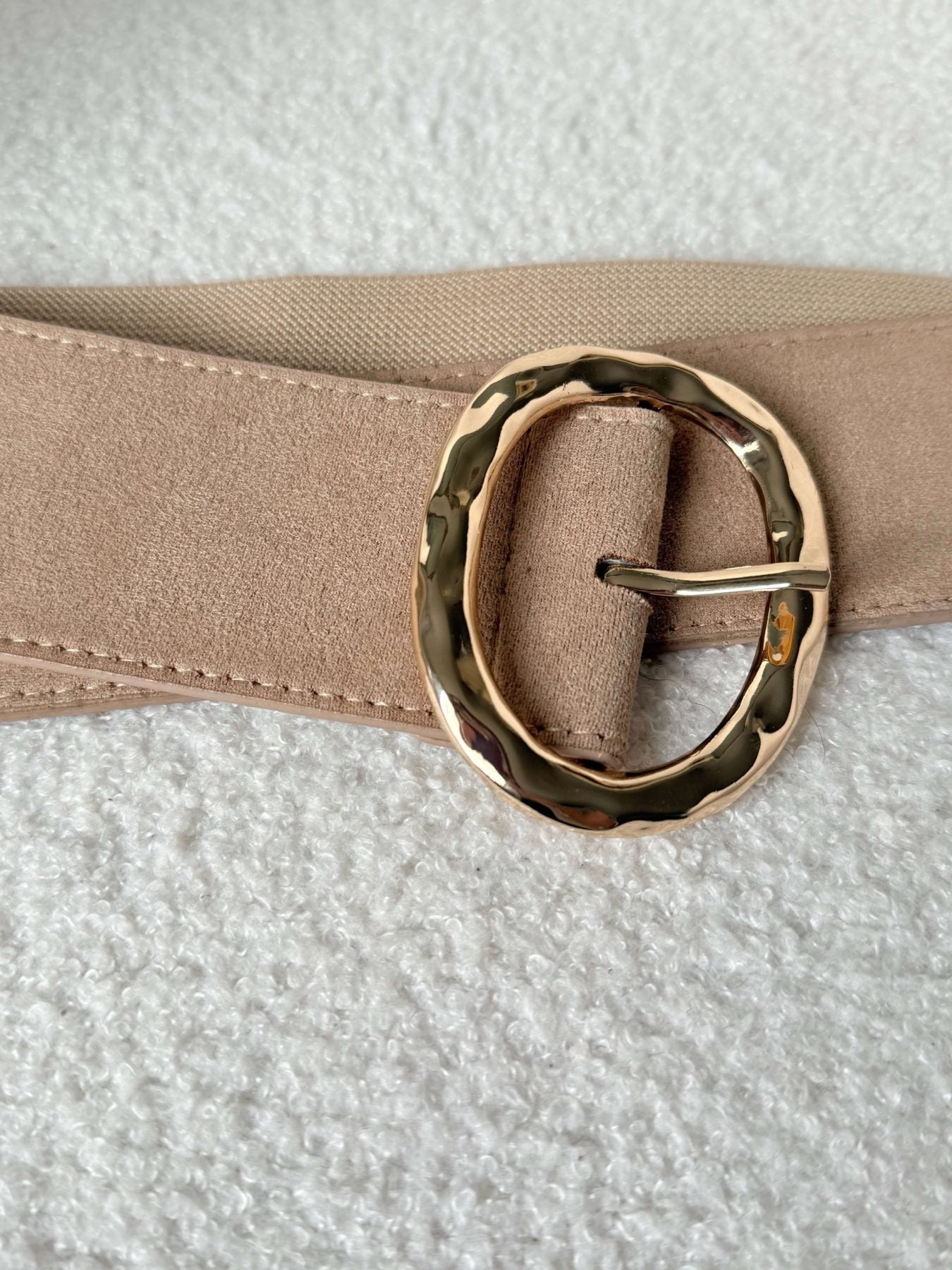 Ceinture beige - Taille Plus