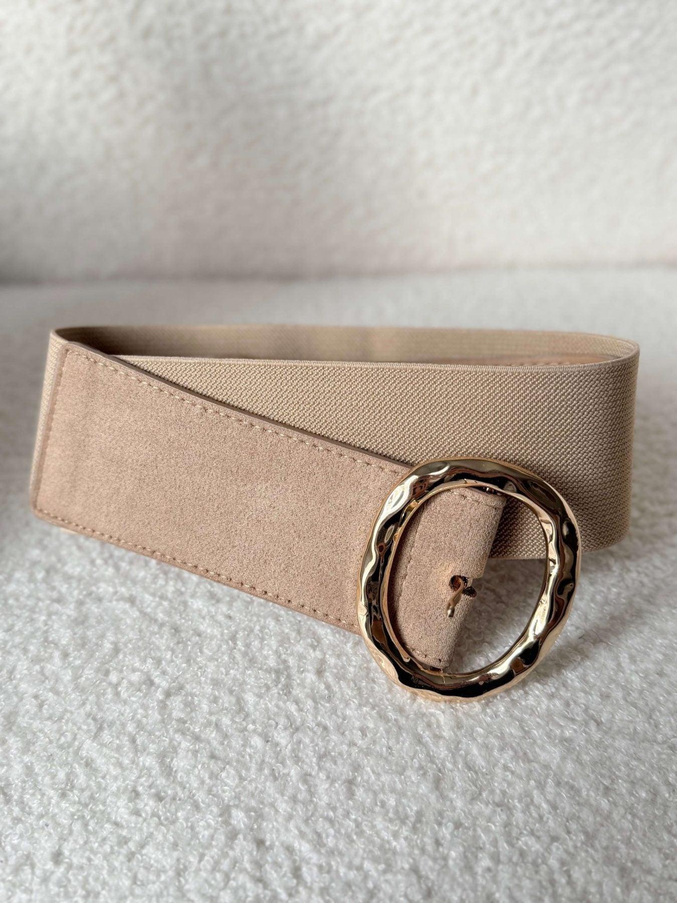 Ceinture beige - Taille Plus
