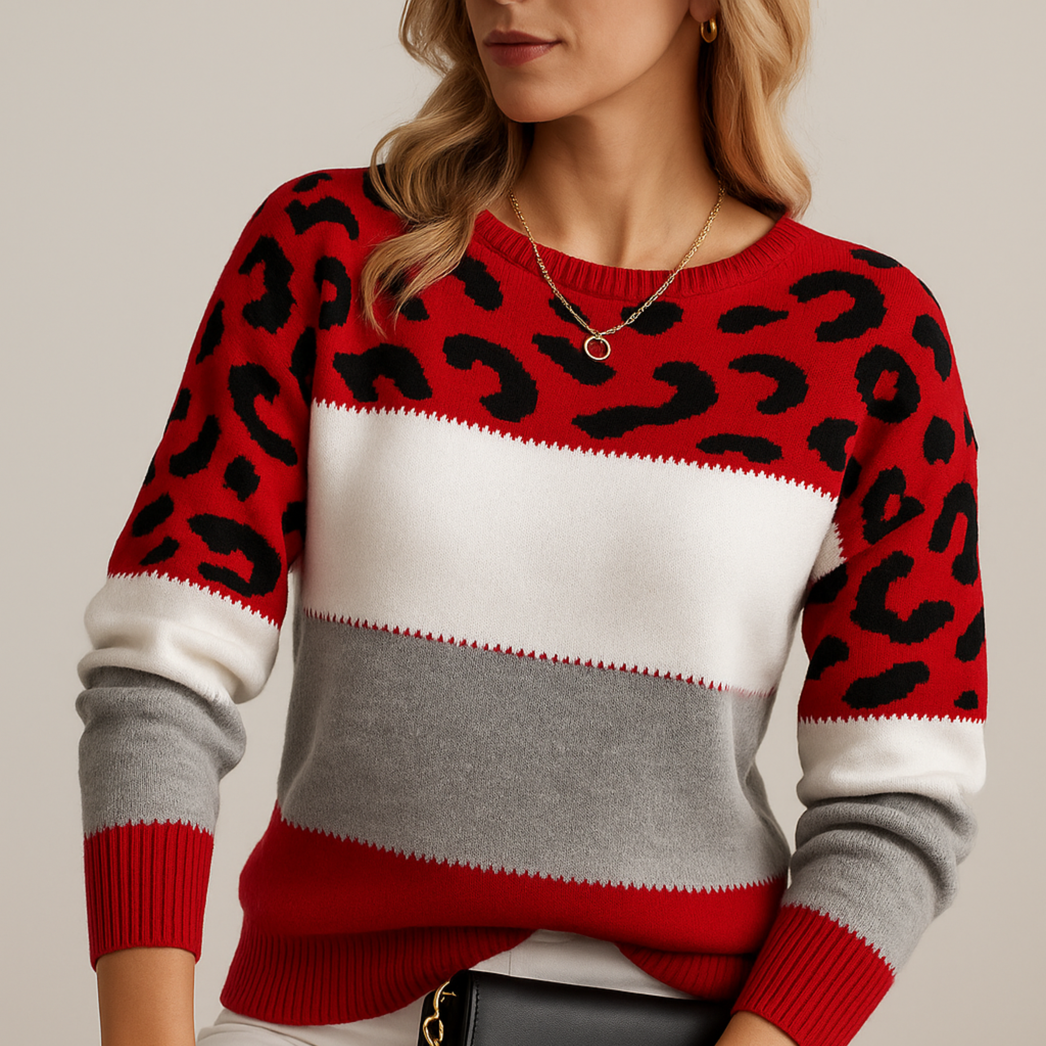 Claire™ | Pull Léopard Élégance