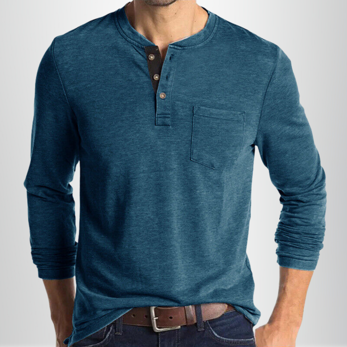 Louis - T-shirt automne fluide homme – Rouge