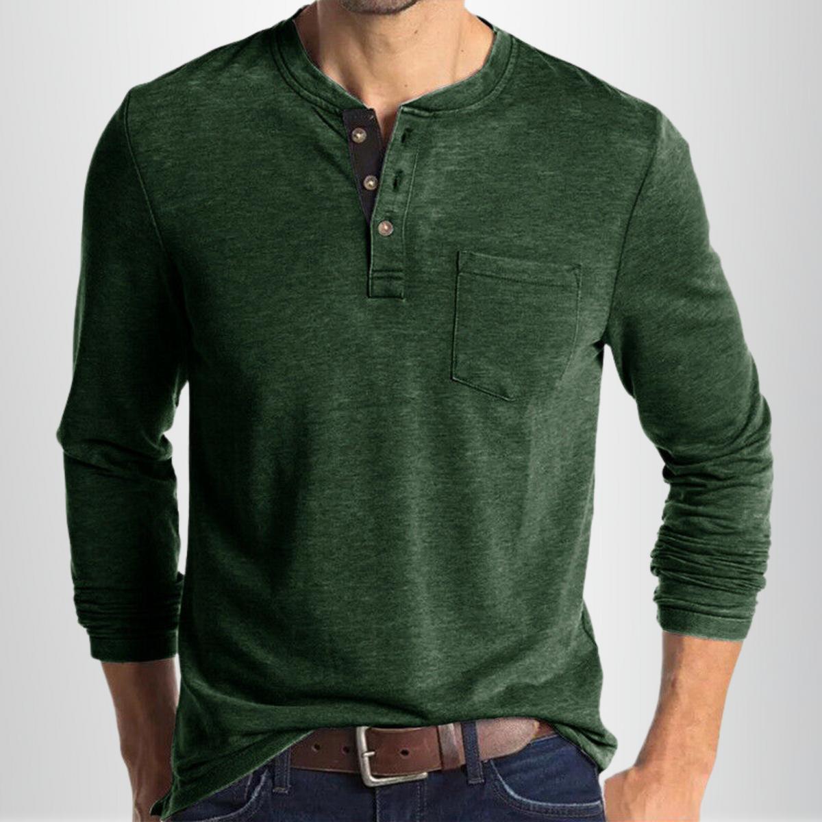 Louis - T-shirt automne fluide homme