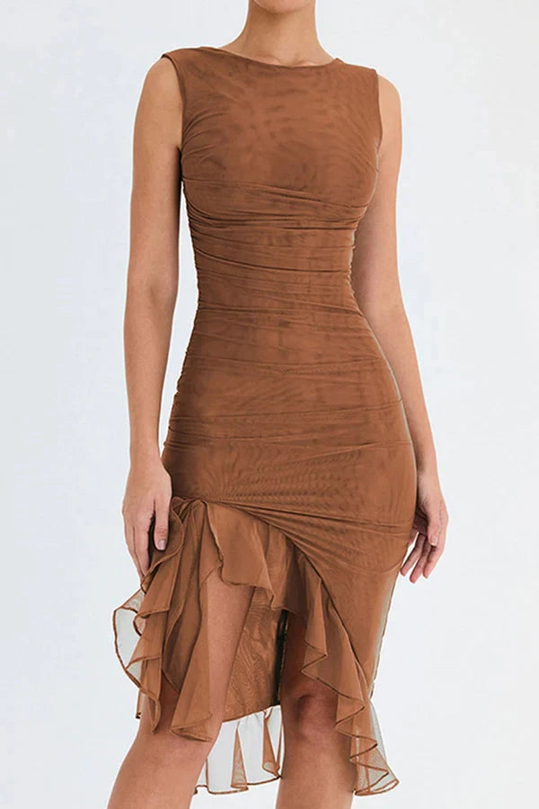 Charlotte | Robe Midi de Soirée Tendance Élégante