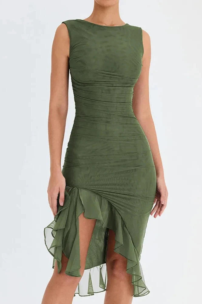 Charlotte | Robe Midi de Soirée Tendance Élégante