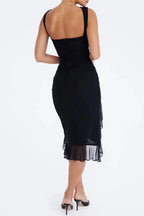 Charlotte | Robe Midi de Soirée Tendance Élégante