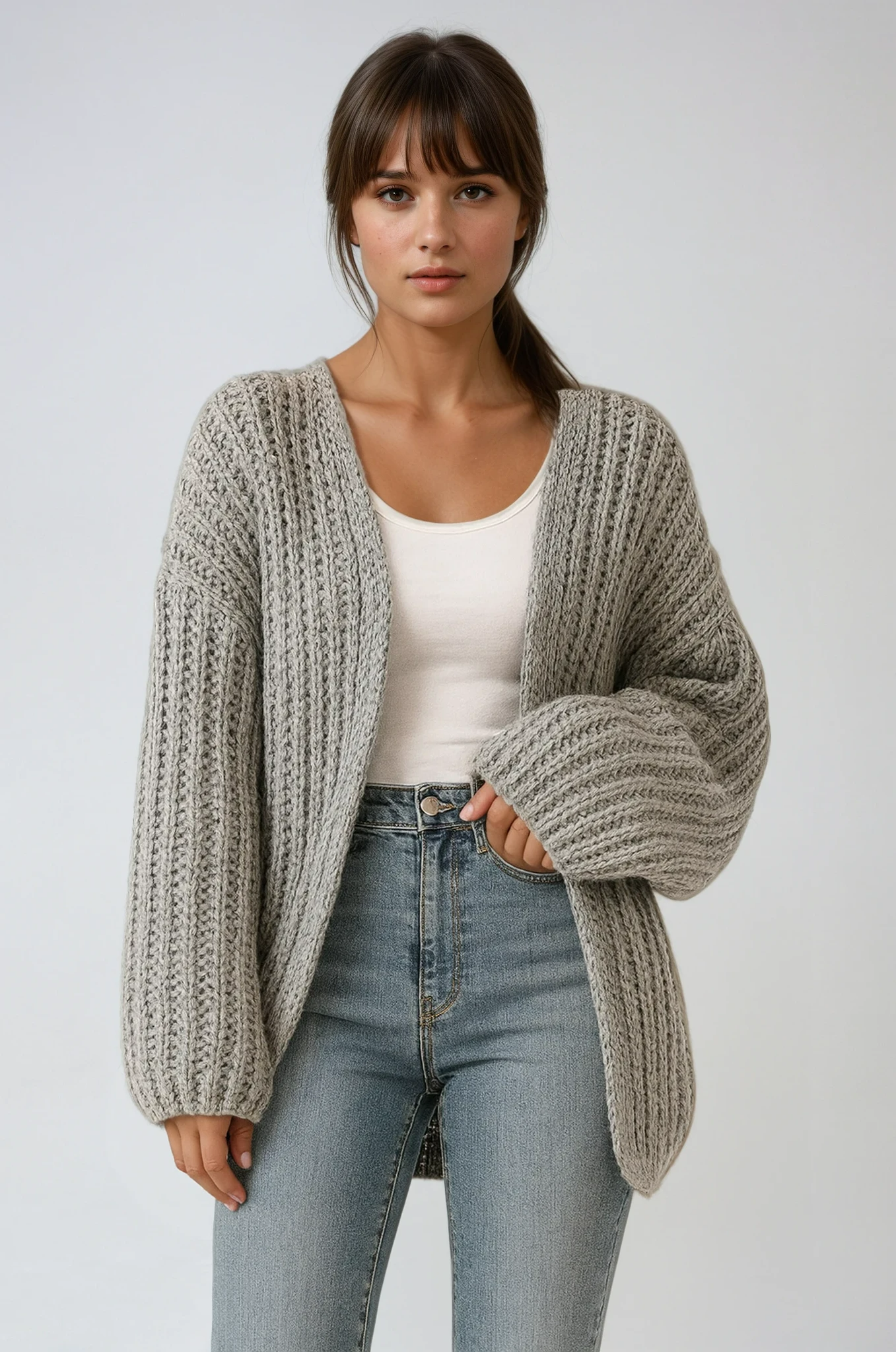 Juliette | Cardigan Oversize Tricot Tendance Élégant