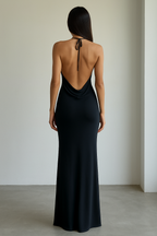 Camille | Robe Maxi Formelle Dos Nu Tendance Élégant