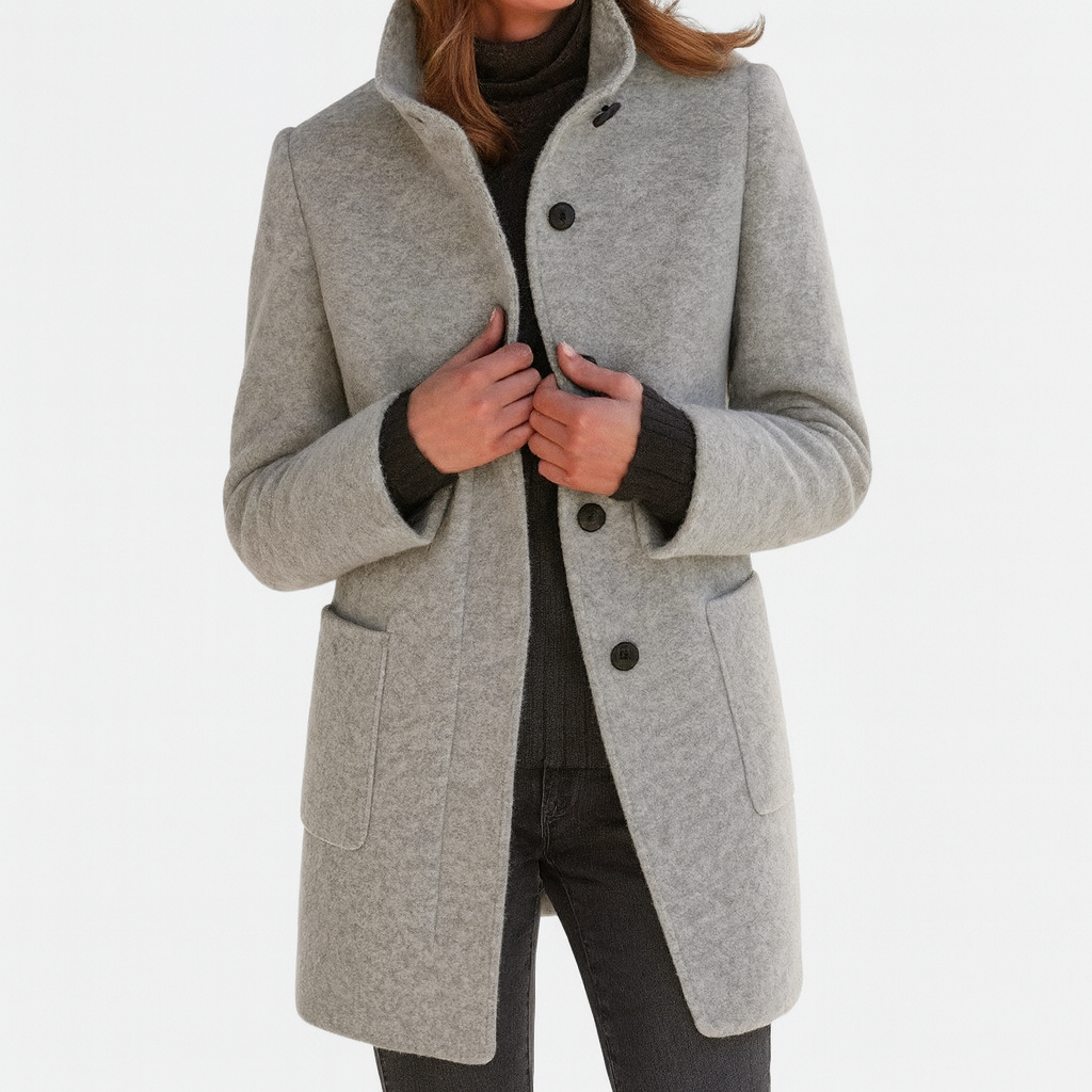 Lidiane™ | La veste à col haut élégante et réconfortante