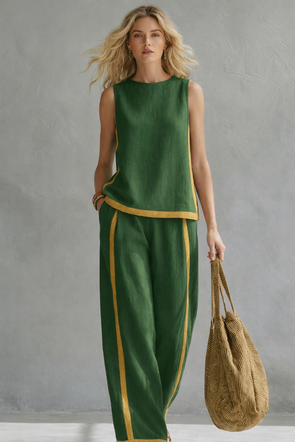 ENSEMBLE LIN CHIC POUR FEMME
