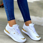 Flavienne - Sneakers Avec Imprimé Floral Pour Un Look Unique – Blanc