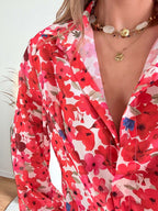 Chemise ample imprimée fleurs - Flora