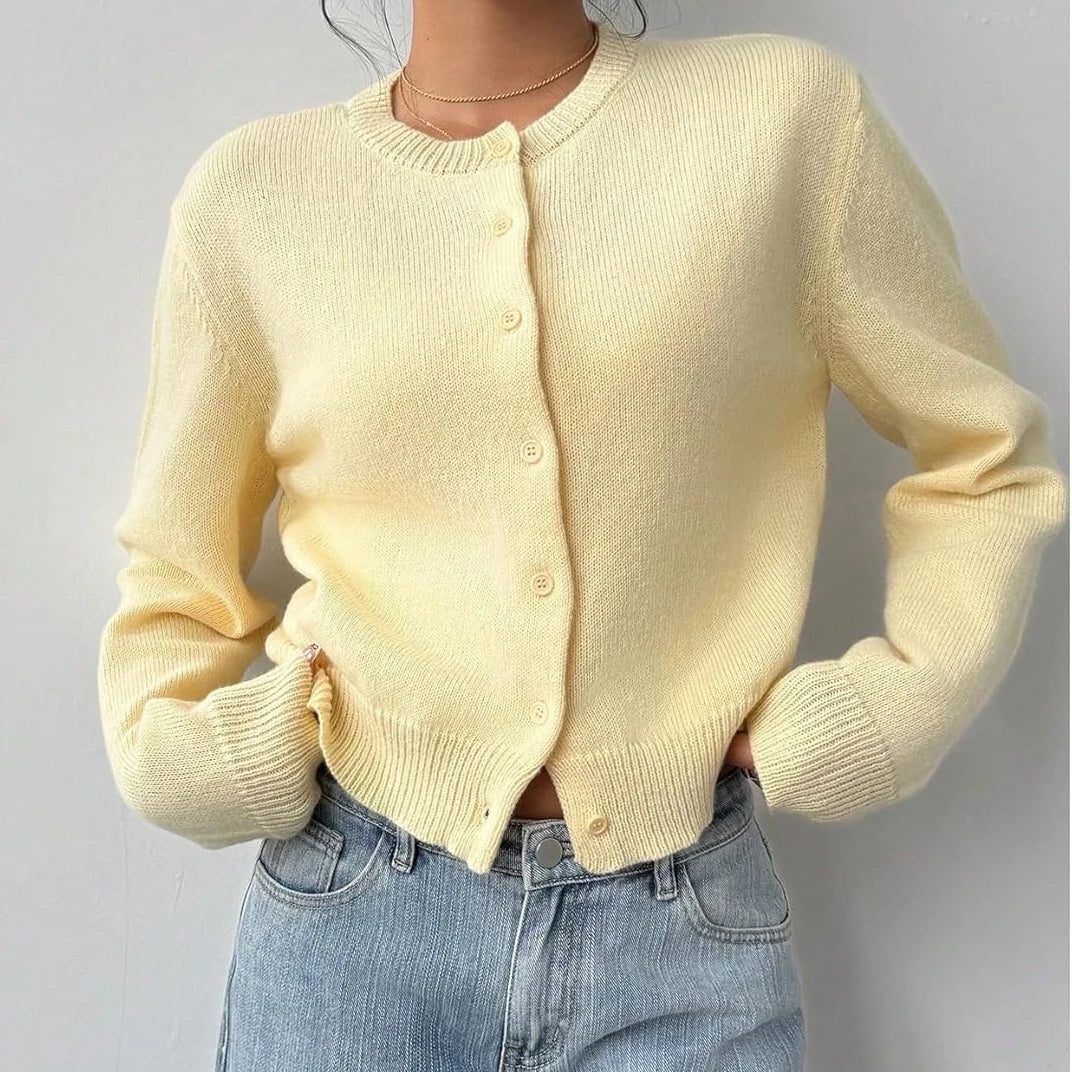 Camille | Cardigan Classique Tendance Printanier Élégant