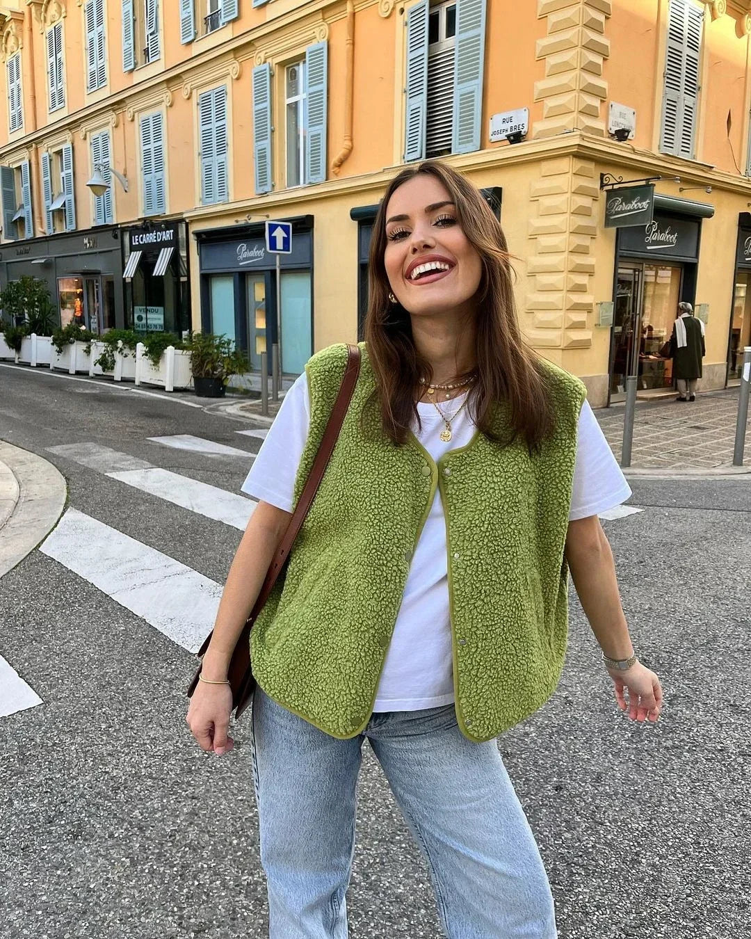 Camille | Gilet en Polaire Détente Tendance Élégant
