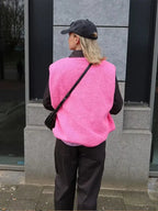 Camille | Gilet en Polaire Détente Tendance Élégant