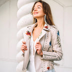 Livia - Veste Fleurie Rétro Chic