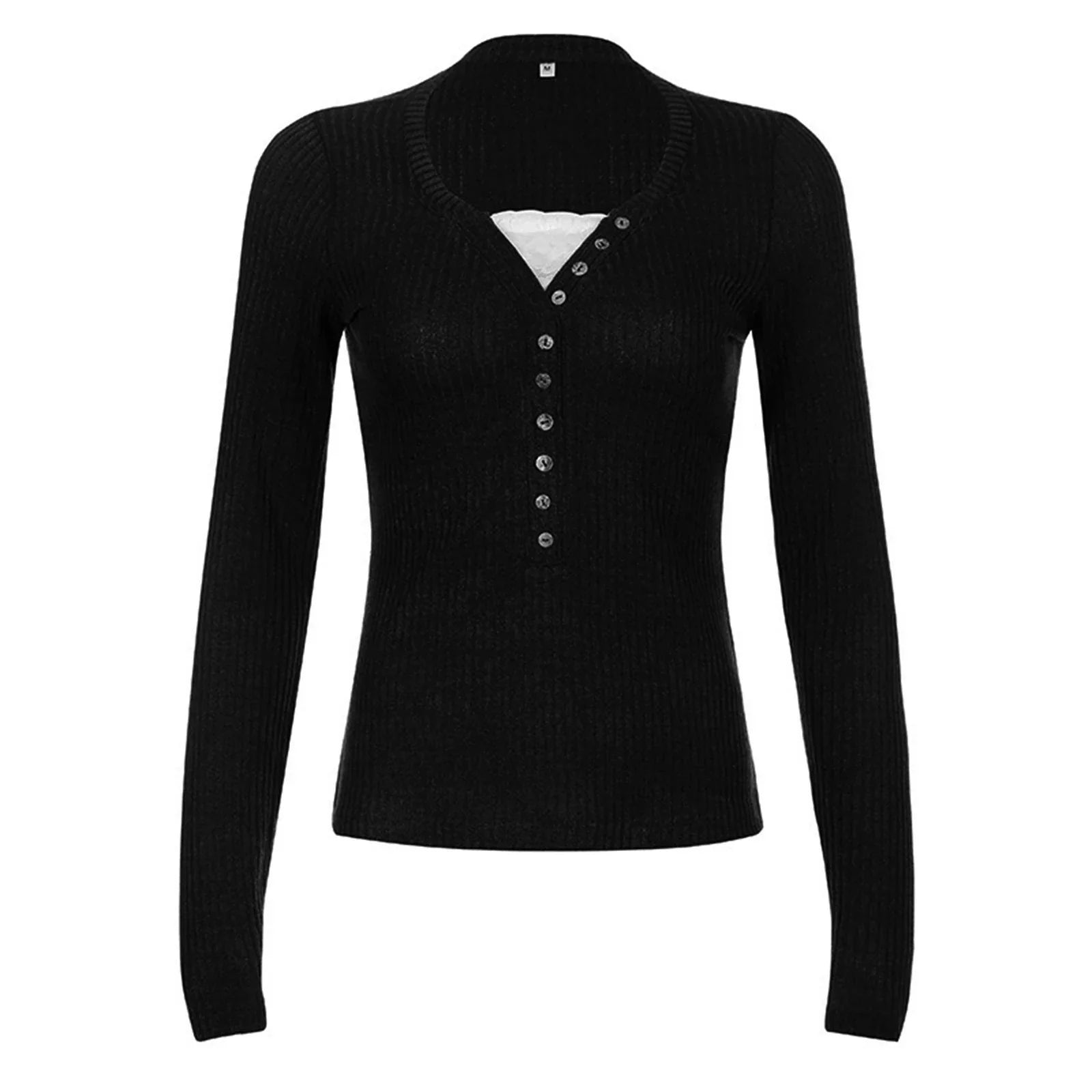 Camille | Top en Maille Ajusté Tendance Élégant