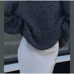 Pull Femme à Sequins en Mohair Lumière