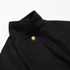 Cape Ceinturé Élégante à Col Montant