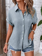 Lara - Blouse Aérienne Élégante