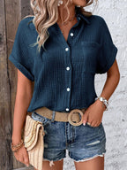 Lara - Blouse Aérienne Élégante