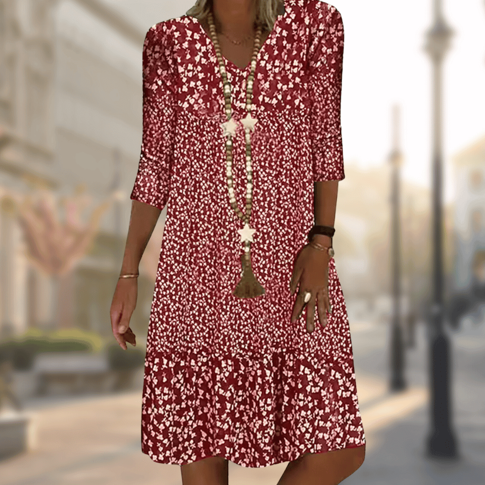 Robe Tunique Femme Fleurie Bohème - Nadine