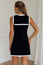 Diana | Robe Mini Vintage Tricot Tendance Printanier