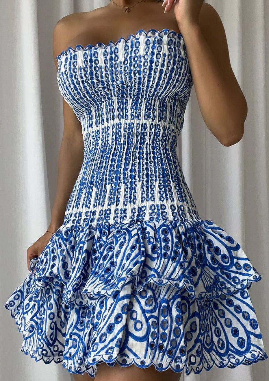 Léa | Robe Mini d'Été Dolce Amalfi Tendance Éclatante