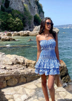 Léa | Robe Mini d'Été Dolce Amalfi Tendance Éclatante
